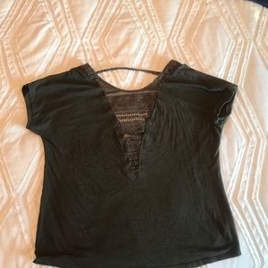 Casual hunter green tee